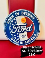 Blechschild Ford Detroit Amerika Garage Werkstatt USA Deko Häfen - Bremerhaven Vorschau