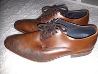 BULLBOXER cognac LEDER-SCHNÜRSCHUH & Ornamente 1x getragen! Baden-Württemberg - Aalen Vorschau