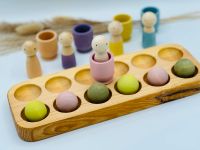 Sortierspiel Montessori Waldorf Holzspielzeug Wichtelmännchen Nordrhein-Westfalen - Rösrath Vorschau