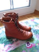 ungetragene Damen Leder Stiefeletten von Think, braun, Größe 39,5 Niedersachsen - Schwarmstedt Vorschau