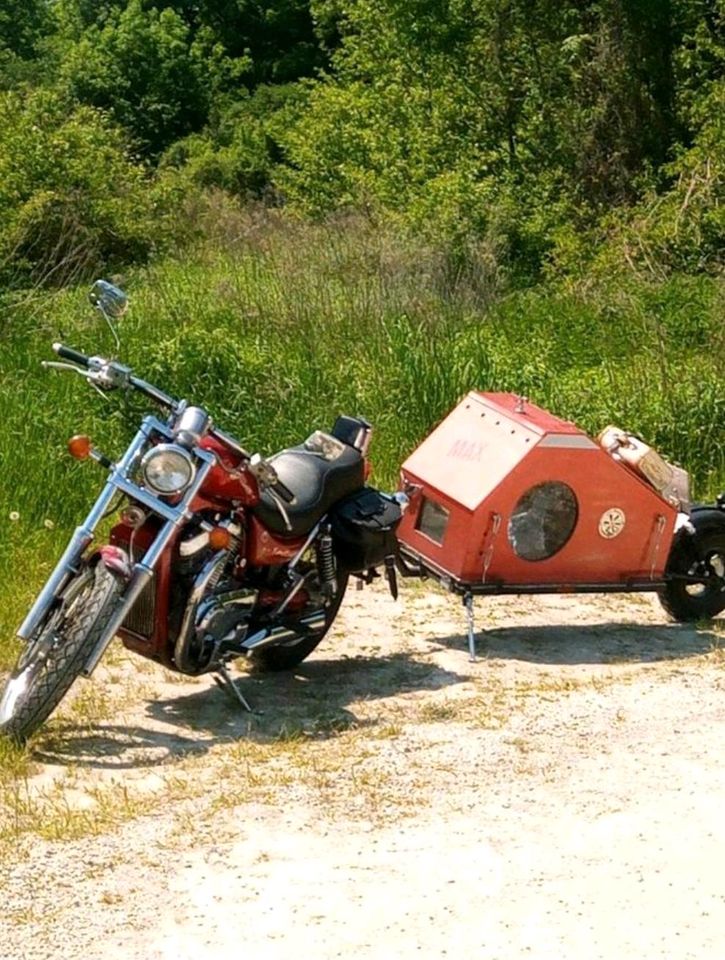 Intruder, Gespann, Motorradanhänger, Suzuki VS 800 Chopper in Friedberg