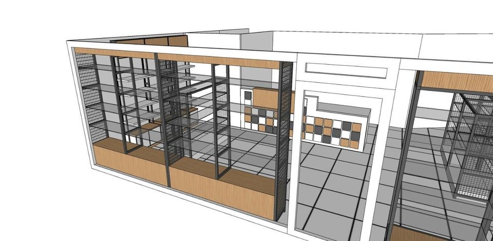 Ladeneinrichtung Feinkost Market SupermarktRegal Geschenkartikel in Kaufbeuren