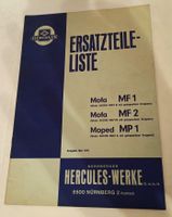 Hercules Mofa MF 1, MF 2, Moped MP 1 Ersatzteileliste Mai 1971 Hessen - Dautphetal Vorschau