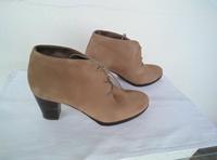 Beige Stiefel / Stiefelette echtes Wild Leder, Größe 36 Tamaris Hessen - Rüdesheim am Rhein Vorschau