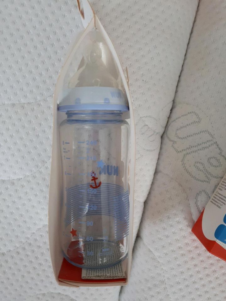 NUK Flasche Baby First Choice Glas 240 ml 0-6 Monate in Marktoberdorf