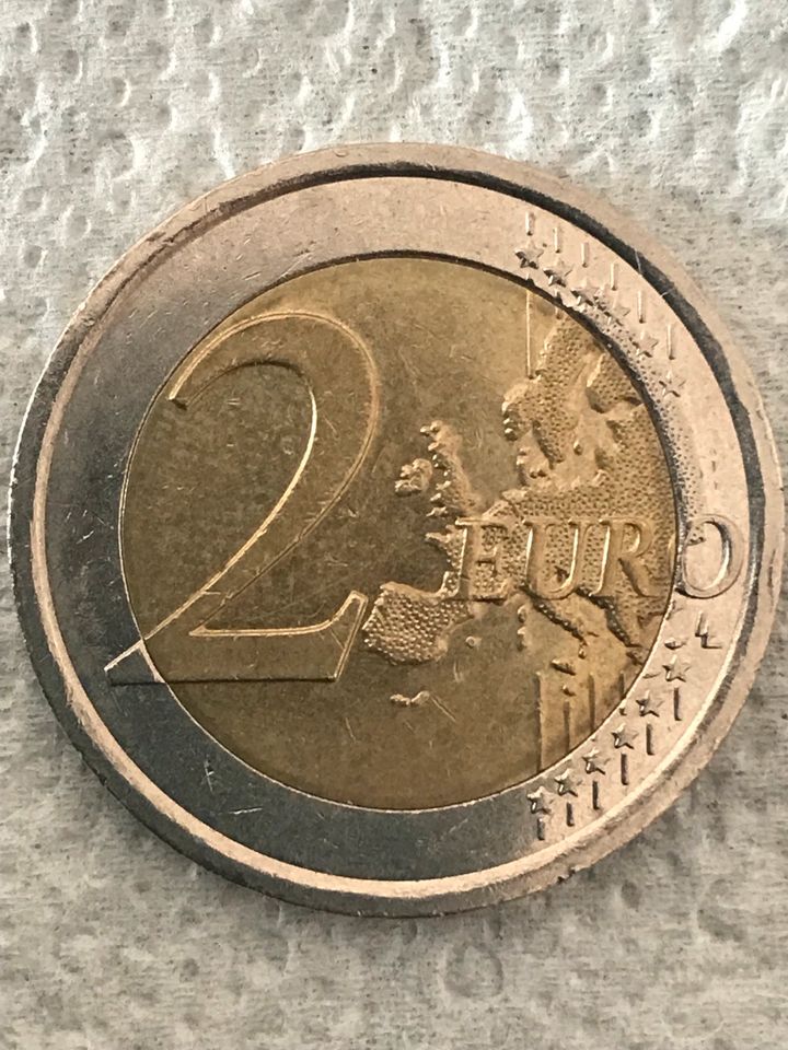 2.Euro Münze. in Vilshofen an der Donau