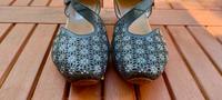 ★ RIEKER ANTISTRESS Pumps grau silber 39 Blümchen wNEU ★ Nordrhein-Westfalen - Witten Vorschau