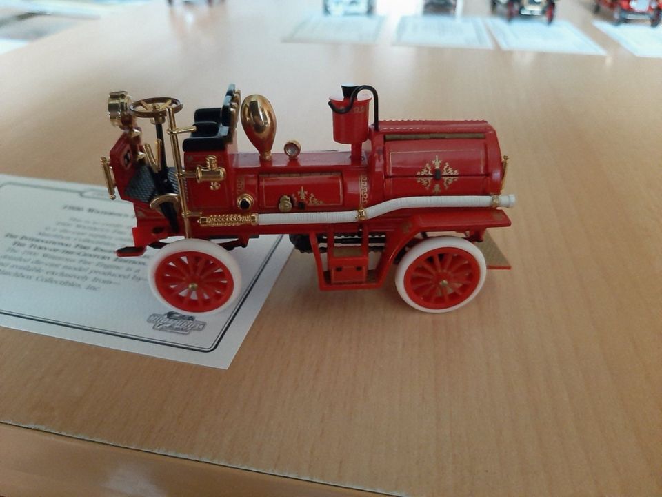 Matchbox Sammlermodelle Legenden der Feuerwehr mit Certivikate in Stoltebüll