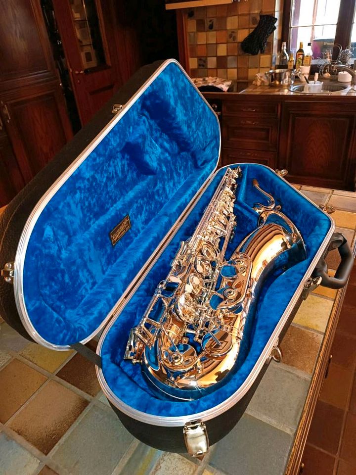 Chateau Tenor Saxophon Nickel Versilbert inkl. Hiscox Koffer in Krefeld