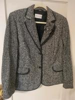 Basler Wollblazer Gr 44 schwarz weiß Bayern - Werneck Vorschau