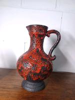 Vintage Vase Keramik rot Fatlava Deko Blume Pflanze 70er Krug red Münster (Westfalen) - Centrum Vorschau