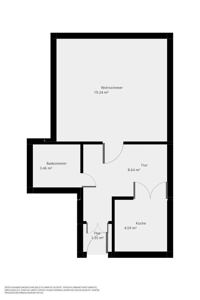 Kompakte und praktische Singlewohnung inklusive Einbauküche in Weißenfels