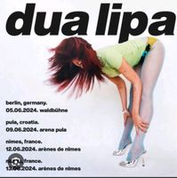 2x Dua Lipa Tickets 05.06.2024 Berlin Thüringen - Gera Vorschau