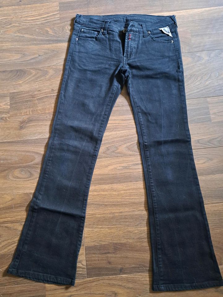 Replay Damen Jeans W30 L32 schwarz in Overath
