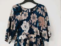 Hallhuber Kleid 36 S Blau Beige Blumen Vintage Romantik Blüten Niedersachsen - Jork Vorschau