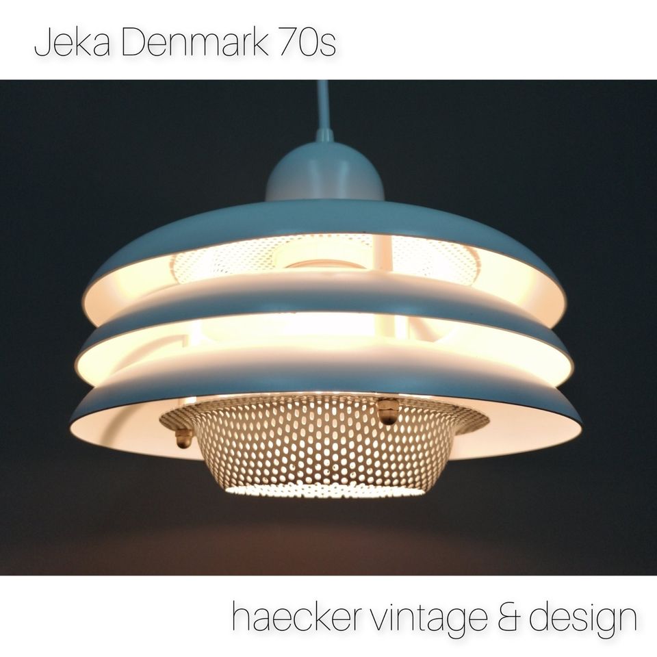 Lampe zu danish design retro poulsen ph JEKA lyfa midcentury 70er in Berlin