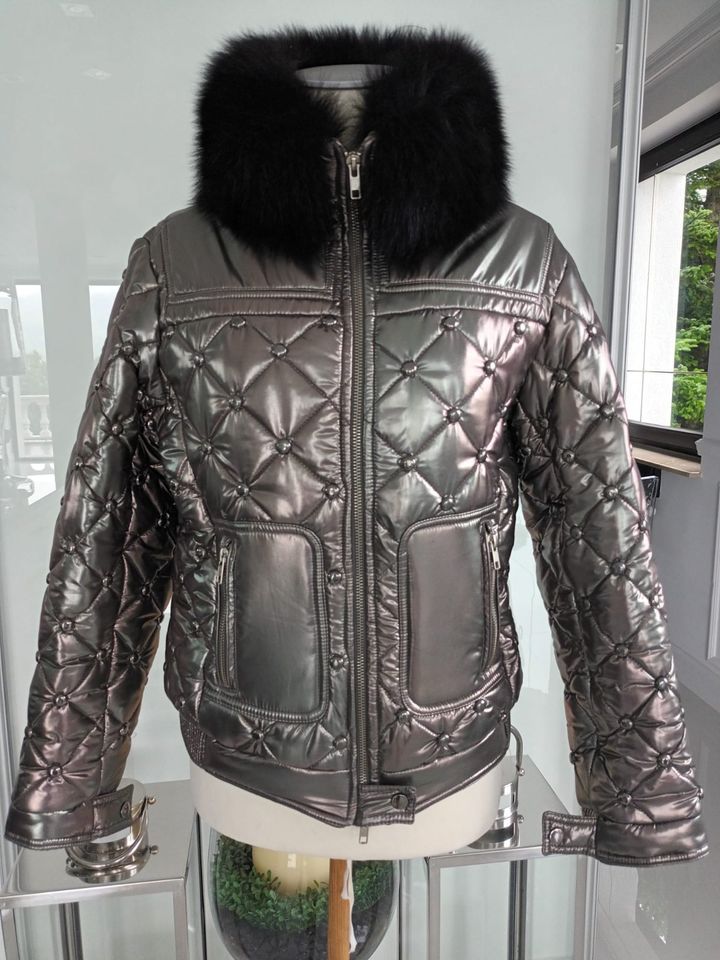 Phillip Plein Jacke Mantel Fuks Silber in Düsseldorf