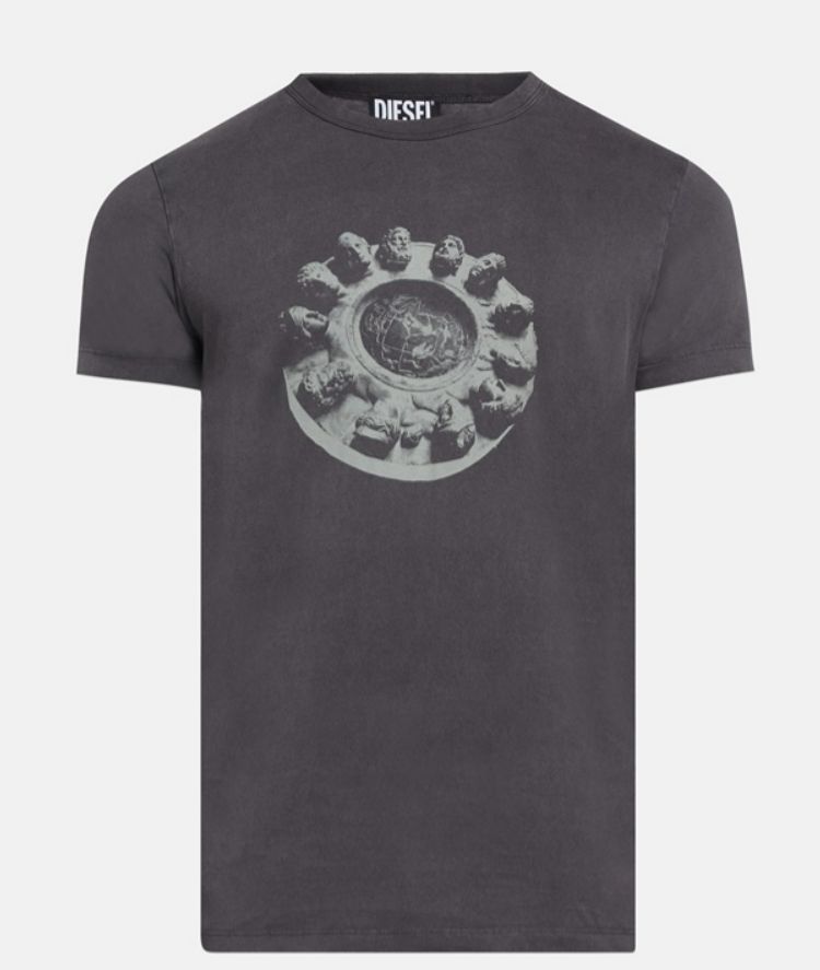 Diesel: T-Shirt L/XL Dark Grey in Berlin