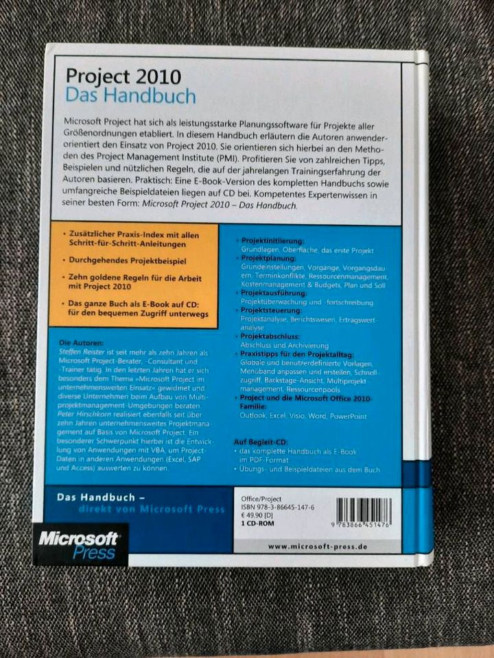 Neuwertige Bücher Microsoft Project 2010 Handbuch CD ab 5€ in Nattheim