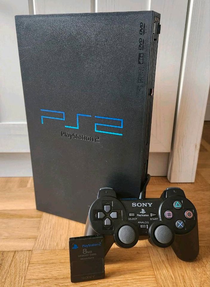 Playstation 2 Fat/Controller/Memorycard/7 Spiele/BuZZ in Mülheim (Ruhr)