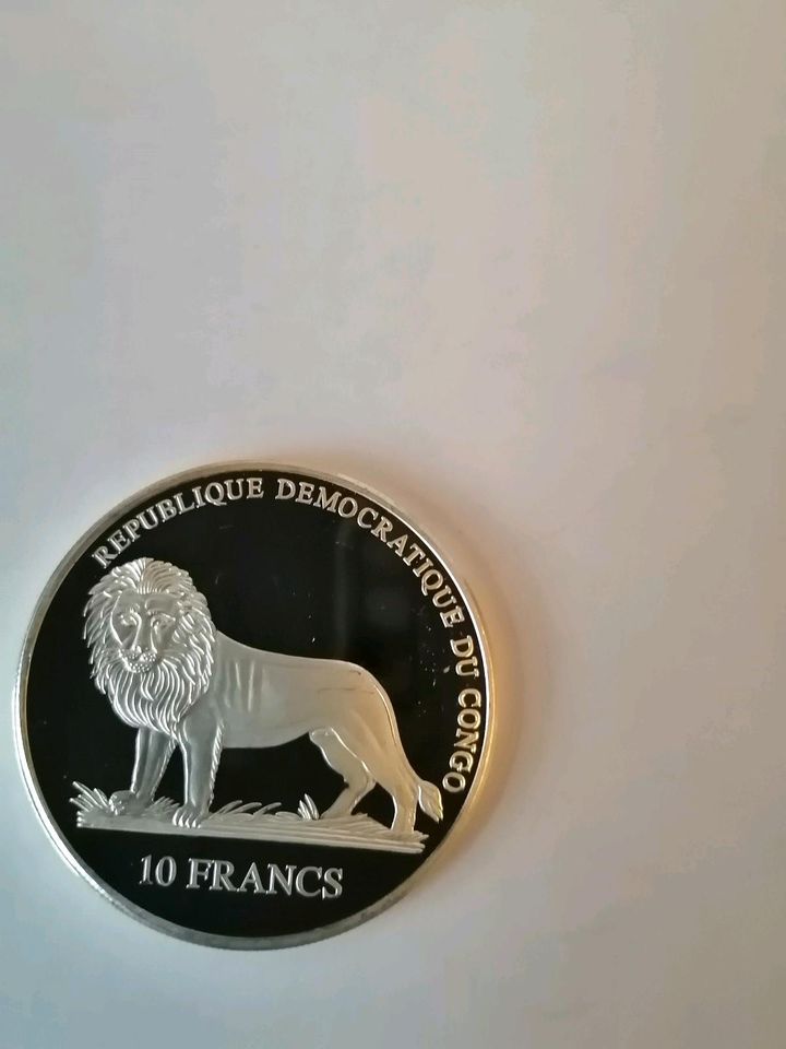 Silber Münze Kongo in Werdau