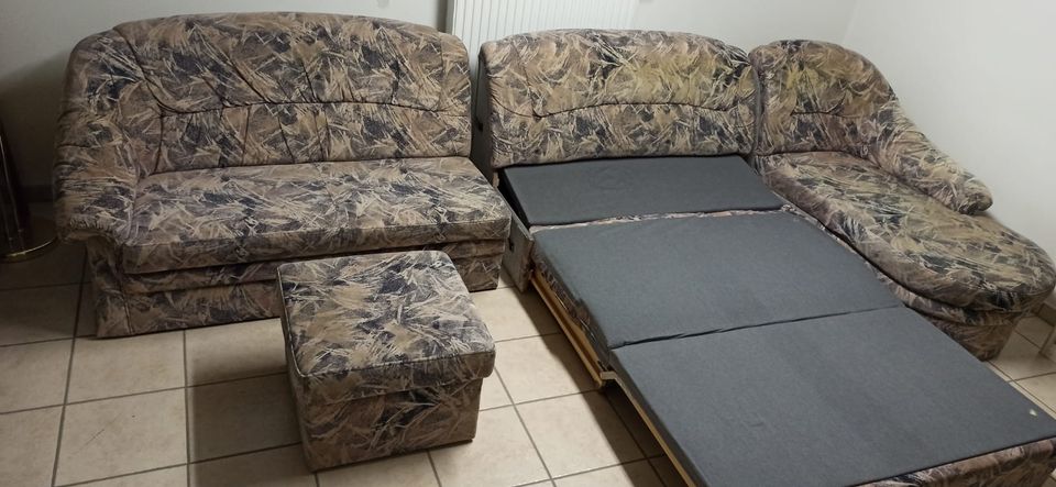 Sofa / Couch mit Bettfunktion zu verschenken in Ulm