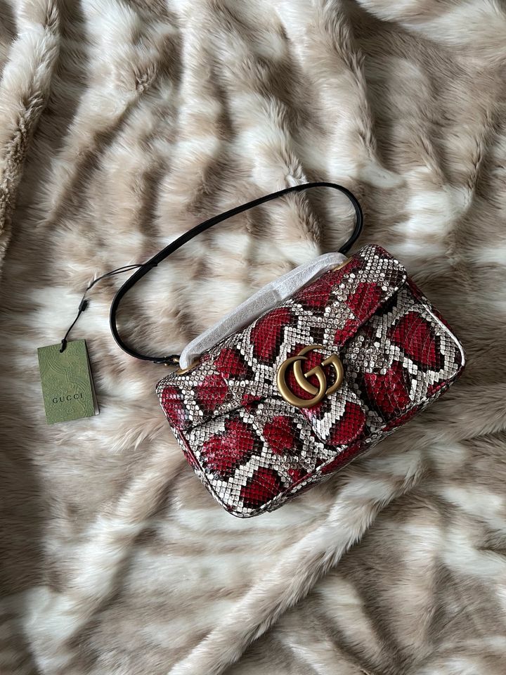 Gucci Marmont Python Handtasche in Lohmen
