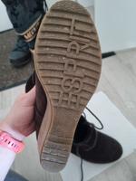 Braune Esprit Stiefelette mit Keilabsatz Berlin - Reinickendorf Vorschau