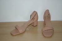Beige Kunstleder Riemen Pumps in der Größe 45 Wandsbek - Hamburg Farmsen-Berne Vorschau