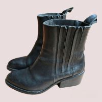 MOMA LUXUS STIEFELETTE COWBOYSTIEFEL SCHWARZ 39 DAMEN Nordrhein-Westfalen - Lünen Vorschau