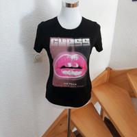 Guess Shirt T-Shirt Gr. S 36 schwarz rosa mit Mund Thüringen - Meuselwitz Vorschau