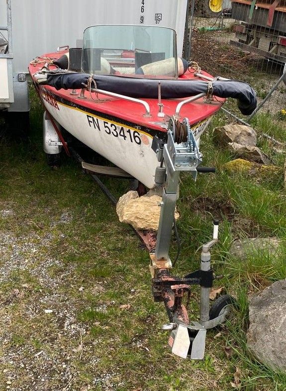 Motorboot, Bodenseezulassung, Angelboot, Fischerboot - YAMAHA 4PS in Überlingen