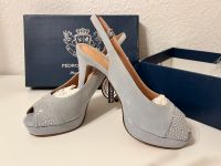 Hochhackige Schuhe, NEU, grau, Leder, G.39, High Heels Nordfriesland - Langenhorn Vorschau