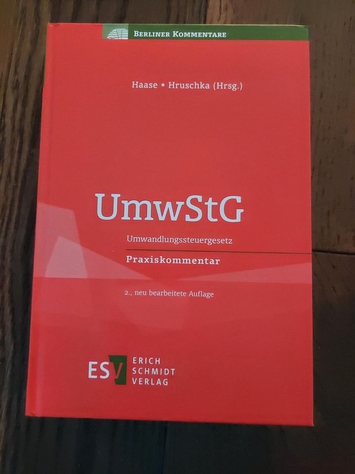 UmwStG Umwandlungssteuergesetz Praxiskommentar in St. Blasien