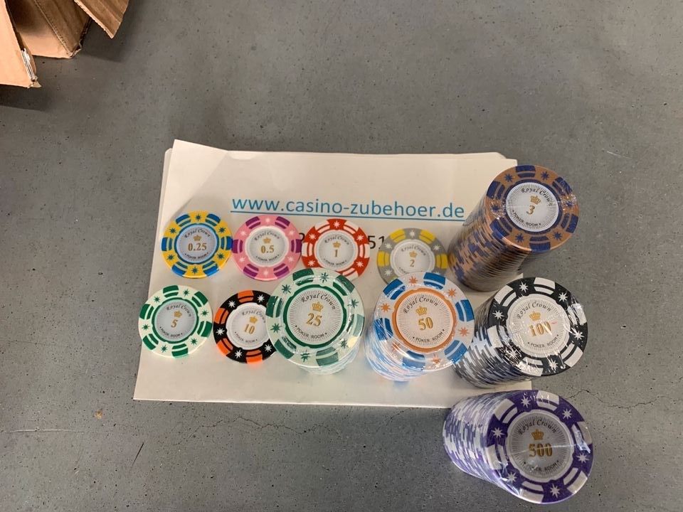 Pokerkoffer Pokerset Poker Chips Plastik Karten kaufen in Duisburg