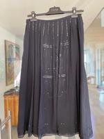 Schwarzer Seiden-Rock, Laurel_schwarz_mit Stickerei+Perlen Gr. 34 Kr. München - Ismaning Vorschau
