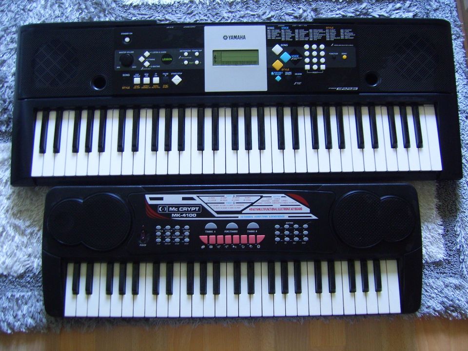 Yamaha Keyboard PSR E223 + MC Crypt MC-4100 Elektro in Leipzig