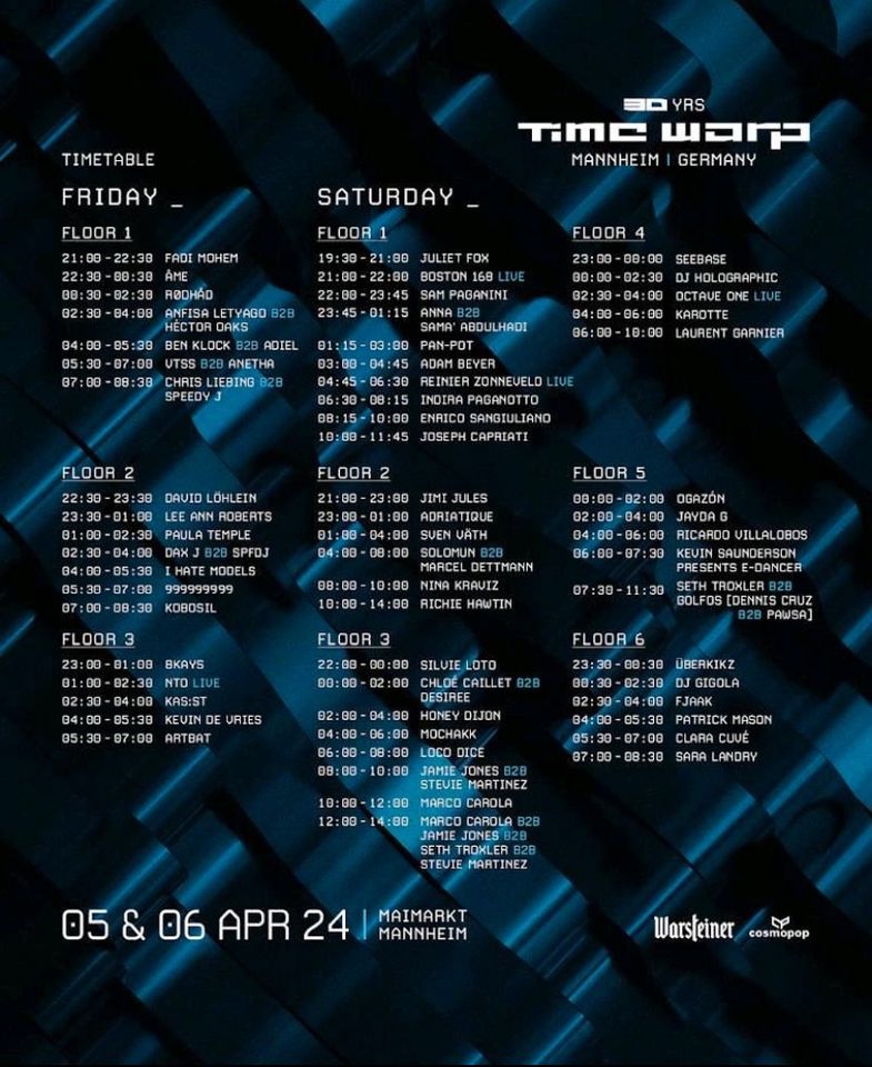 Time Warp Weekend Ticket in Wiesbaden