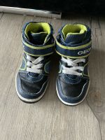 GEOX Kinderschuhe Gr. 26 Blinkschuhe Leder Junge  Sneaker Hessen - Offenbach Vorschau