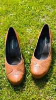 Pumps, cognac, braun, Echtleder, Gr. 36 Dresden - Gompitz Vorschau