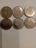6 Stück 5 PTAS Münzen von 3×1980,3×1975 Nordrhein-Westfalen - Brilon Vorschau