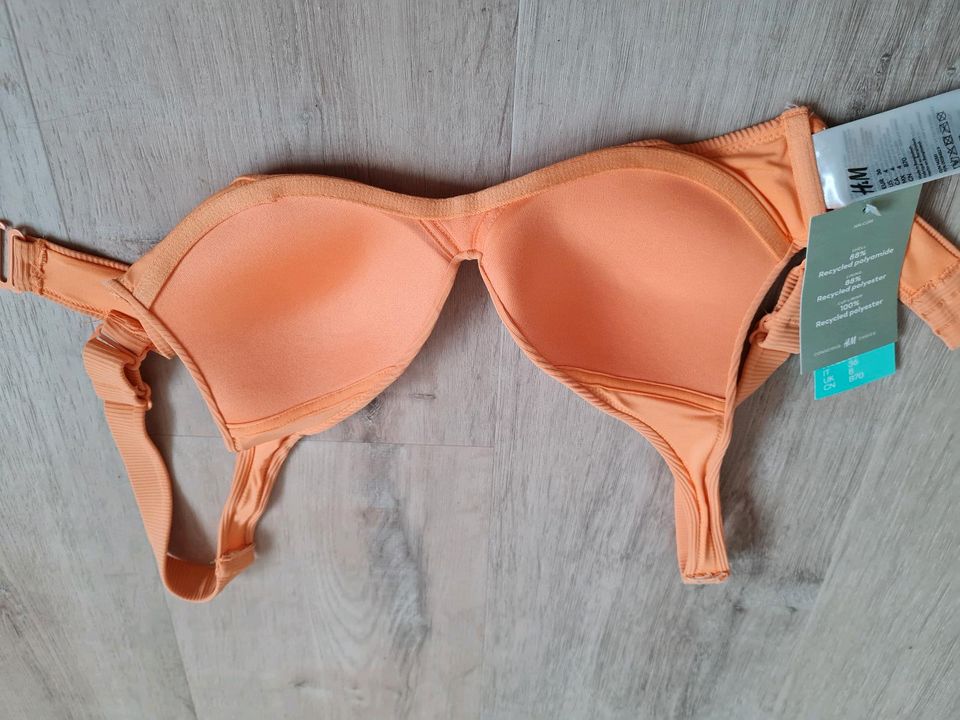 Bikinitop H&M Größe 36, Orange in Lehrte