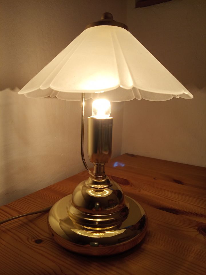 Vintage Tischlampe Tisch Lampe Tischleuchte Licht  TOP ZUSTAND in Marsberg