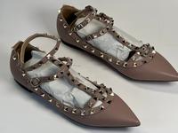 Ballerinas Sandale Nieten Riemchen beige Gr. 41 Bayern - Baiersdorf Vorschau