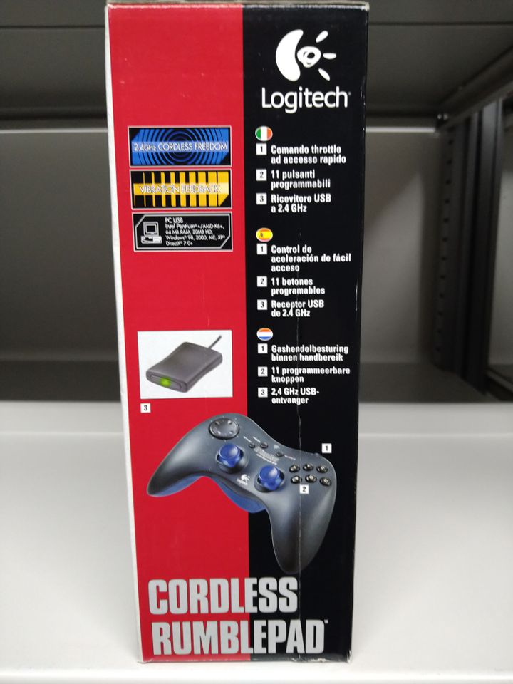 Logitech PC WingMan Cordless Rumblepad (Vibration) 2,4GHz NEU/OVP in München