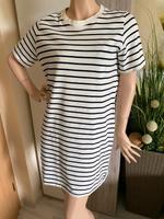 H&M Kleid Shirtkleid Sommerkleid Gr: S - M weiß schwarz neuw Thüringen - Camburg Vorschau