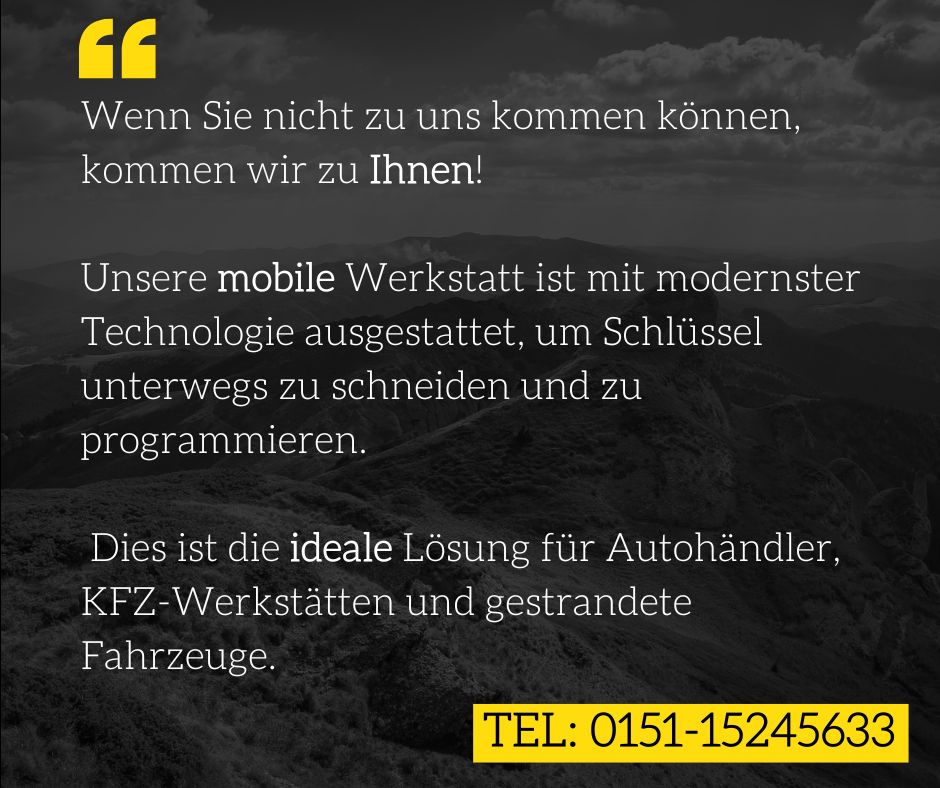 ❌ Auto-Schlüssel verloren? VW,OPEL,MAZDA,AUDI,RENAULT,BMW,KIA Mercedes Zündschloss Reparatur in Essen