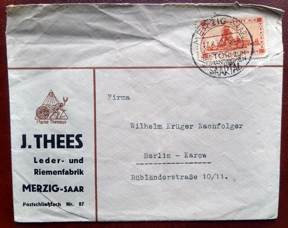 !!! SAARLAND Kleiner Posten Belege Briefe in Berlin