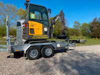 Minibagger Bagger mieten pro Stunde Volvo Ec 18 inkl Anhänger Schleswig-Holstein - Elsdorf-Westermühlen Vorschau