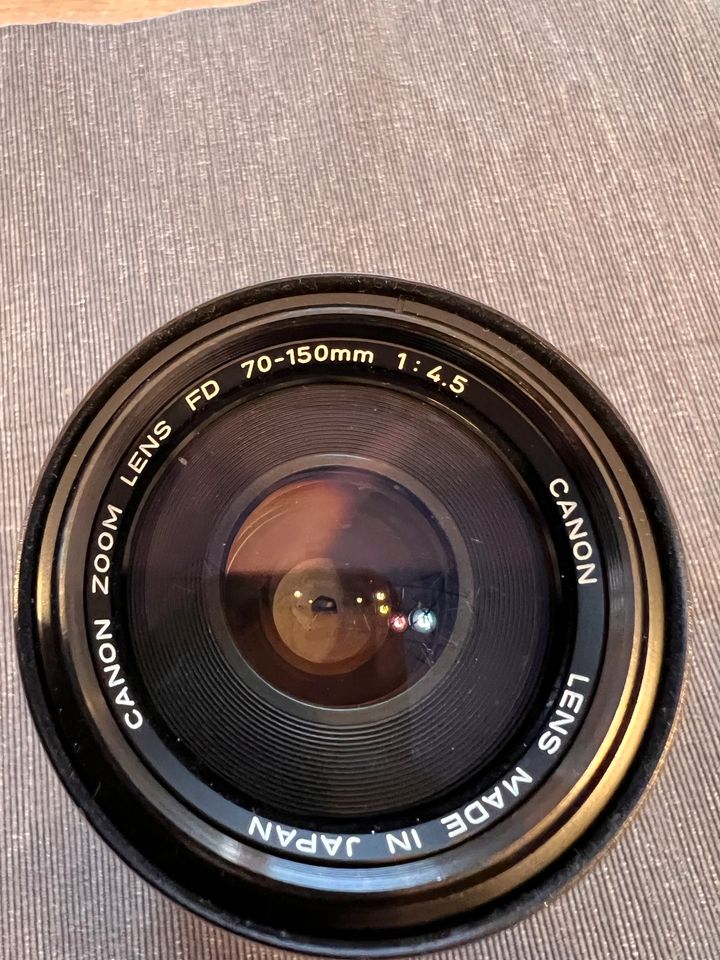 Objektiv Canon FD 70-150/4,5 in Stuttgart